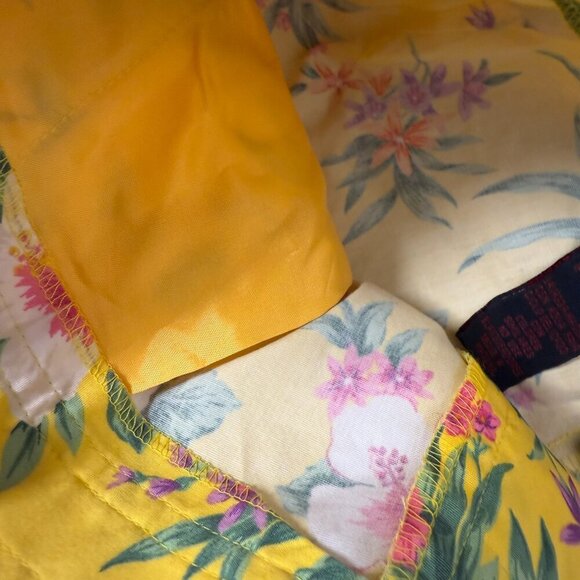 Ralph Ralph Lauren Yellow Floral Shorts Sz 12 - Picture 7 of 9